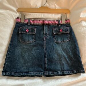 Lilly Pulitzer girls denim skirt size 16